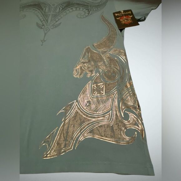 Konquest | Men’s KonQuest Platinum Iconic T-shirt Key Closet couture XL NWT - Picture 3 of 6
